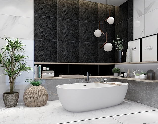 ဗီလာအတွက် schist-texture Matt ကြွေပြားများ