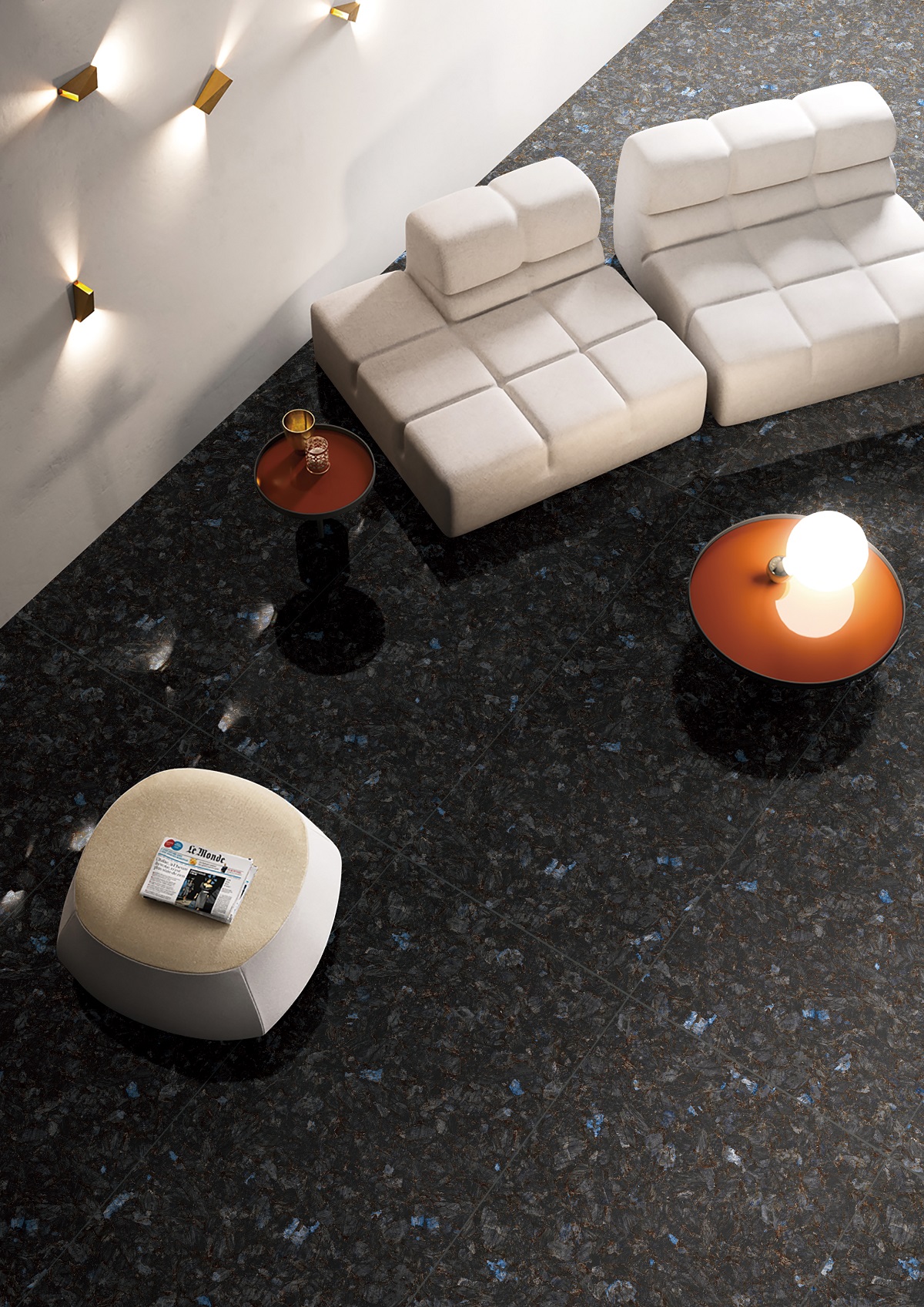 ကျောက်စိမ်းတုံး အနက်ရောင် အုတ်ကြွပ်ပုံစံ