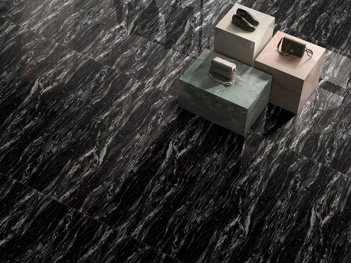 ကျောက်စိမ်းအကျိုးသက်ရောက်မှု slab glazed ကြွေကြွေပြား