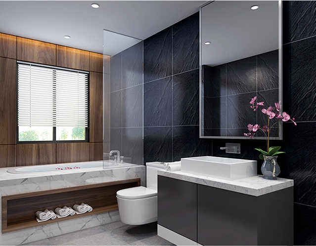 ရှေးဟောင်းစတိုင် Black Matt ကြွေပြားများ